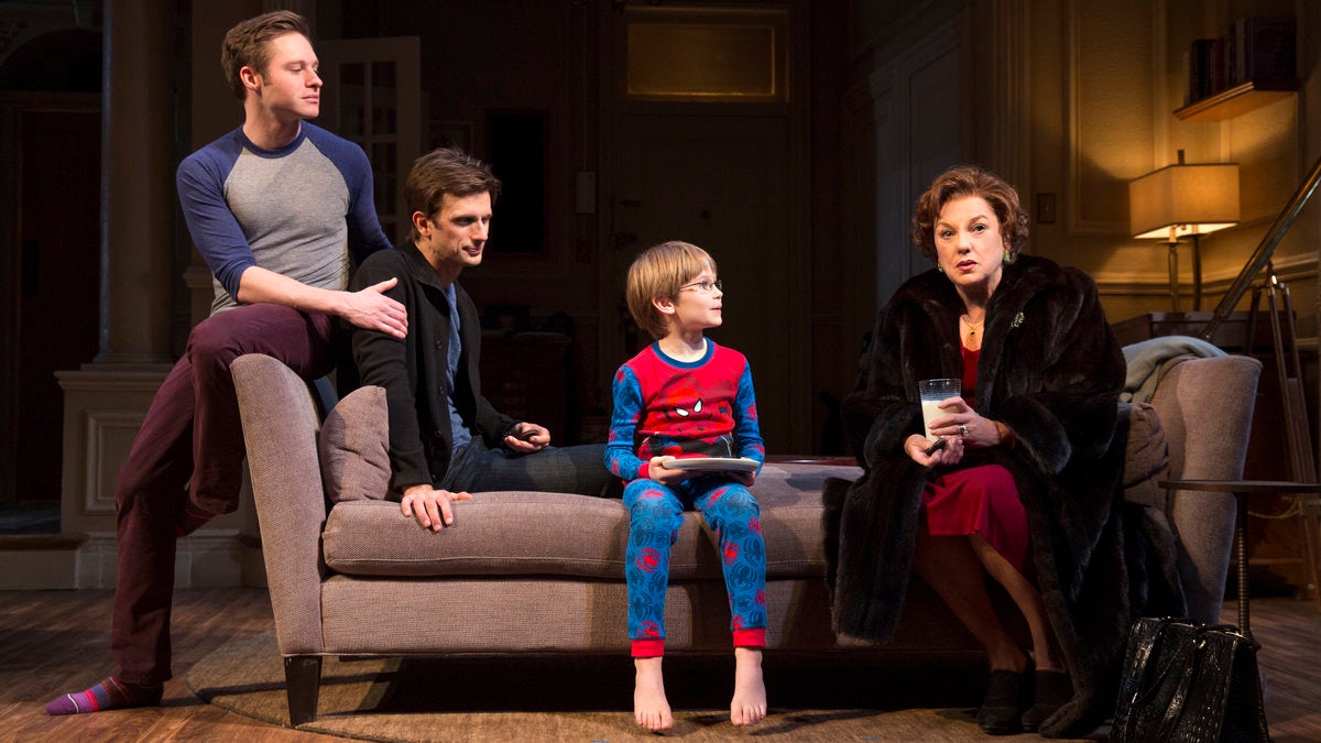  From left: Bobby Steggert, Frederick Weller, Grayson Taylor, and Tyne Daly in Terrence McNally's 'Mothers and Sons' on Broadway (Photo courtesy of Joan Marcus) 