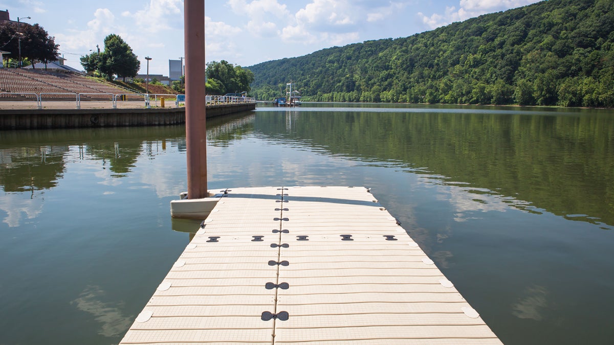  The Pennsylvania Environmental Council says the Monongahela Aquatorium, an outdoor auditorium on the Monongahela River, could draw people into the city of Monongahela. (Pennsylvania Environmental Council) 