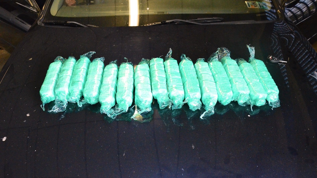  Wilmington Police Dept. seized 9,752 bags of heroin (Photo courtesy of WPD) 