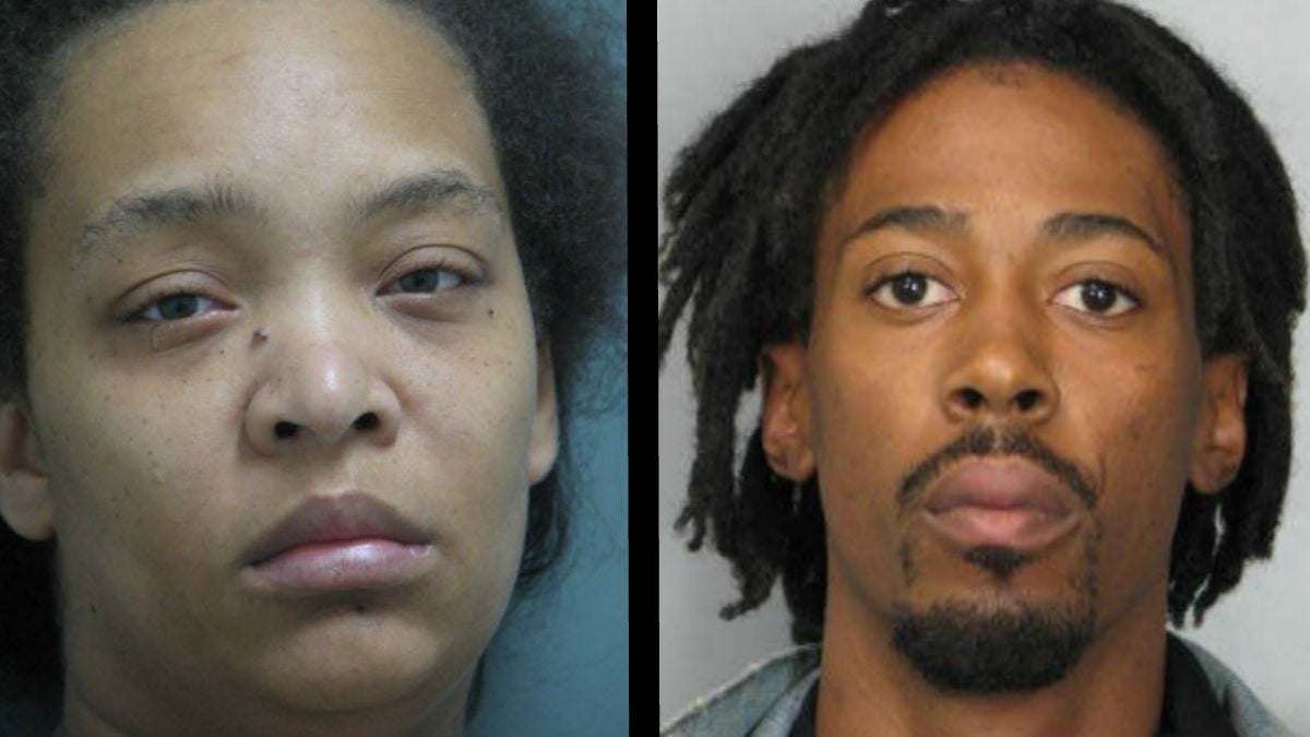  31 year old Lakorya Harrison of Raleigh, North Carolina (left), and 28 year old Joshua R. Knox of Lawrenceville, Georgia face charges including theft. (photo courtesy Del. State Police)  