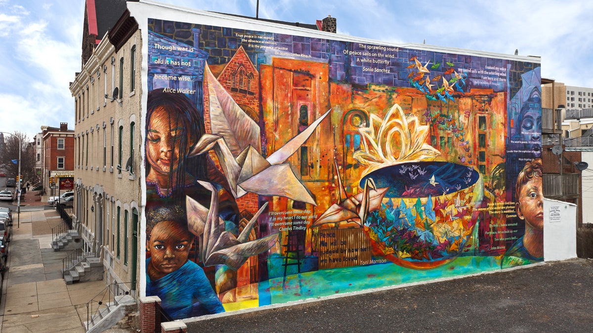  If You Could Hear These Walls Concert at Peace is a Haiku Song (pictured) is one of the many events featured during the month of October, Mural Arts Month. (Photo courtesy of The City of Philadelphia Mural Arts Program) 