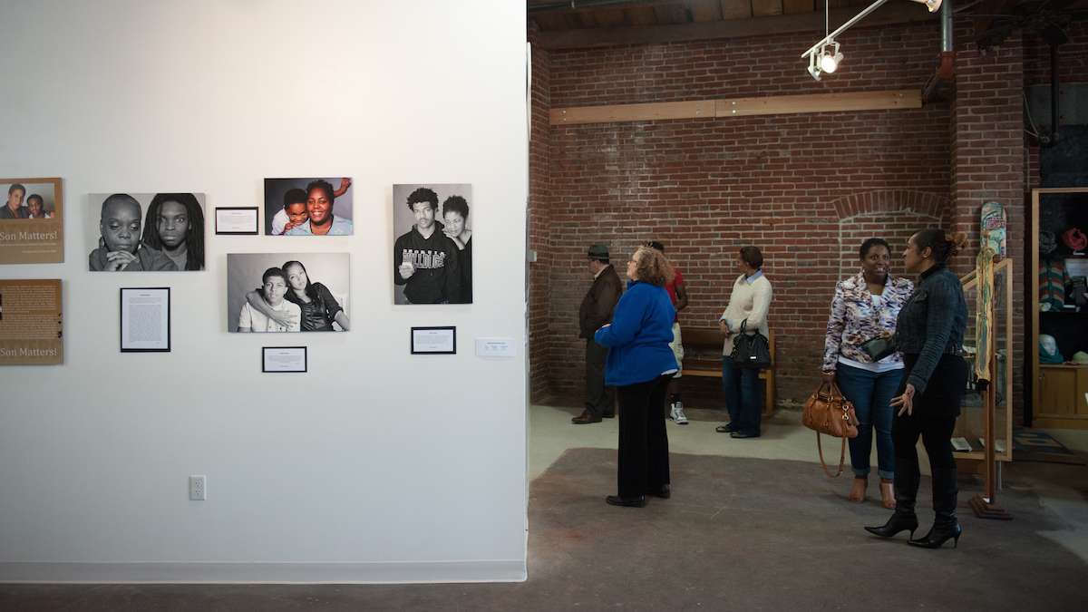  Check out our story on 'My Son Matters' at Mt. Airy Art Garage. (Tracie Van Auken/for NewsWorks) 