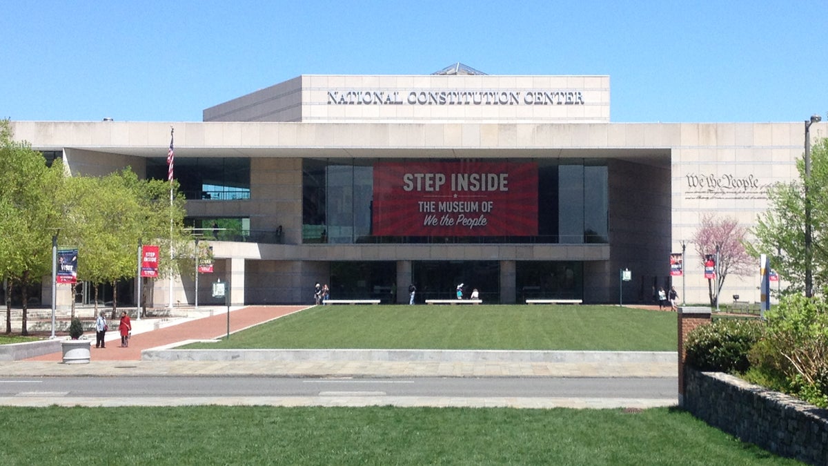  The National Constitution Center in Philadelphia was the site of the event 