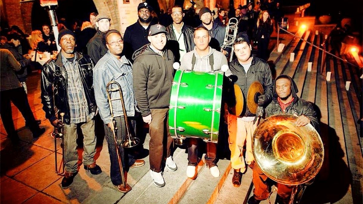  New Sound Brass Band will play 'Philly-style' brass at 7165 Lounge on Sunday afternoon. (Courtesy of Albert Yee) 