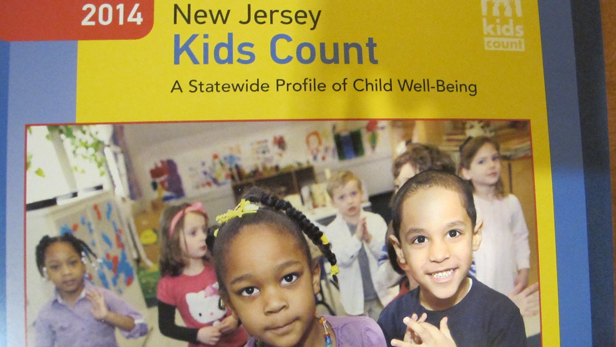  Detail from the cover of the annual 'New Jersey Kids Count' report. (Phil Gregory/for NewsWorks) 