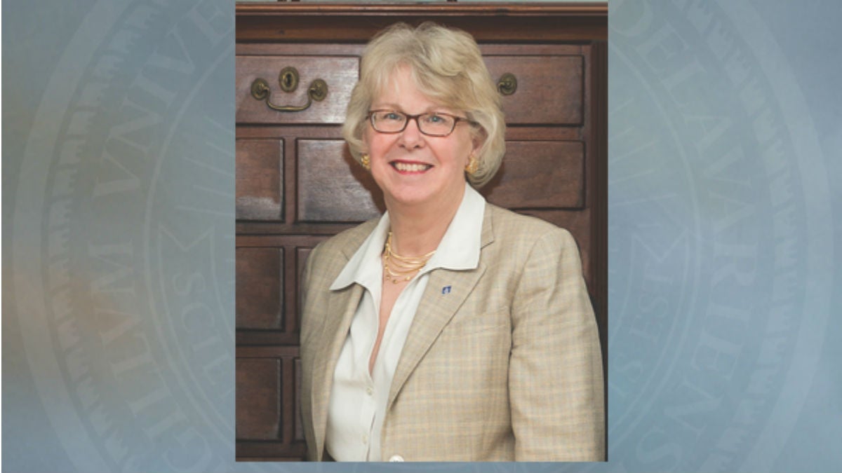  Interim UD president Nancy Targett. (Photo courtesy of University of Delaware) 