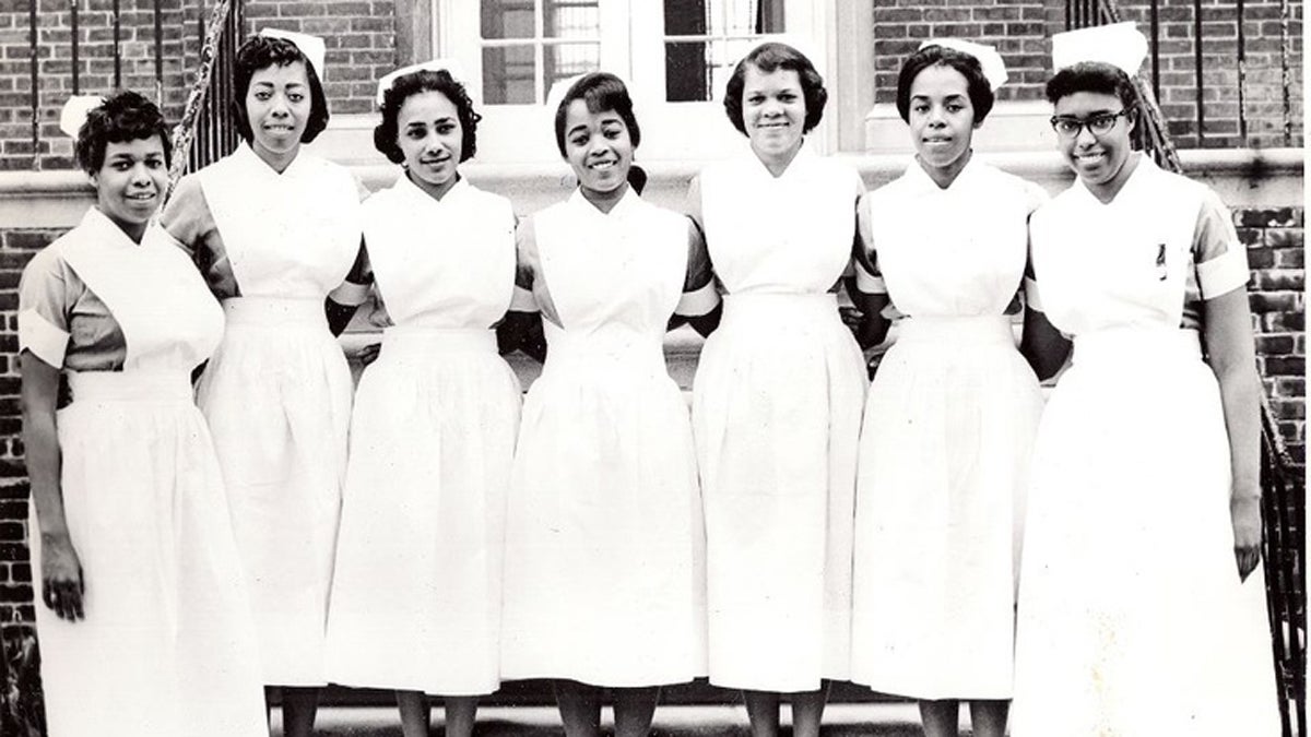 Mercy Douglass' graduating class of 1960 (Photo courtesy of Barbara Bates Center for the Study of the History of Nursing)