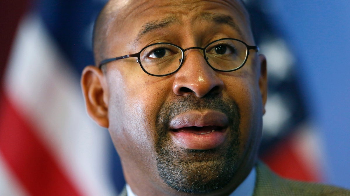 Outgoing Philadelphia Mayor Michael Nutter (AP file photo)