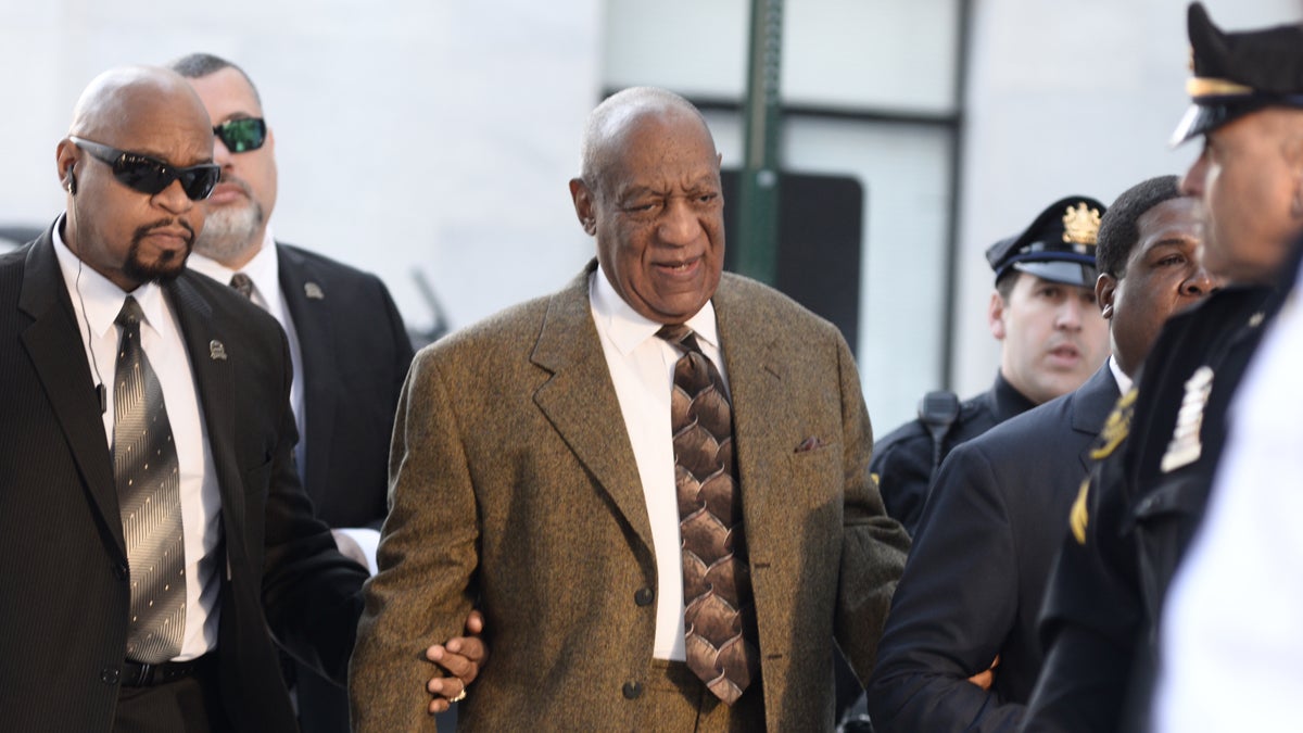  Bill Cosby is escorted to a court appearance at the  Montgomery County Court House in Norristown, Pa. (Bastiaan Slabbers/for NewsWorks) 