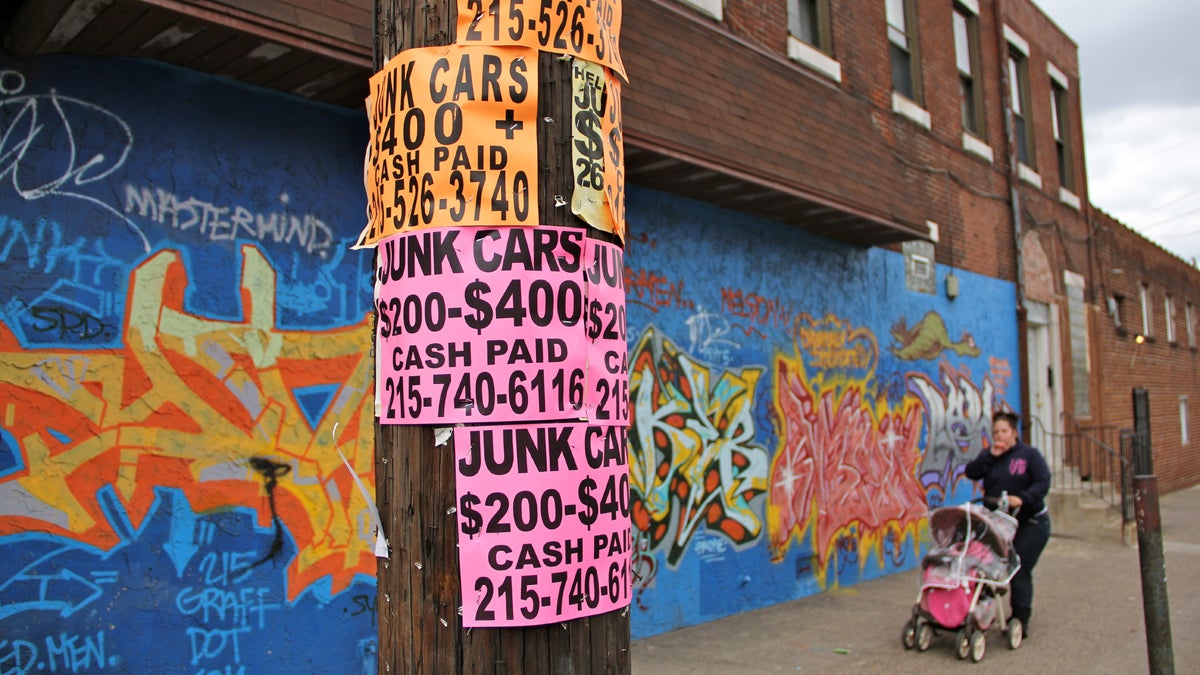  Philadelphia launches robocalls to pester posters of 'bandit' signs (Emma Lee/for NewsWorks) 