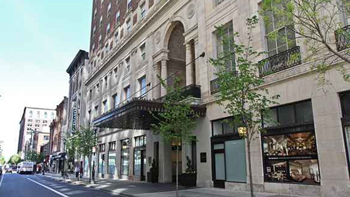  The Ben Franklin Hotel in Philadelphia will be hosting visitors during the 2016 Democratic National Convention.(Kim Paynter/NewsWorks File Photo)  