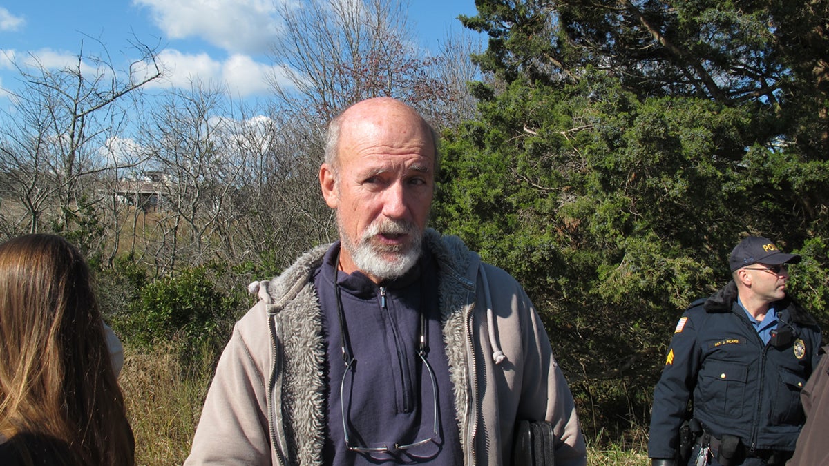  Stewart Farrell, who directs the Coastal Research Center at Stockton College, said the Jersey shoreline has recovered substantially since Sandy. Much of the sand the storm washed inland was transferred by heavy equipment back to the beaches.(Phil Gregory/ for NewsWorks) 