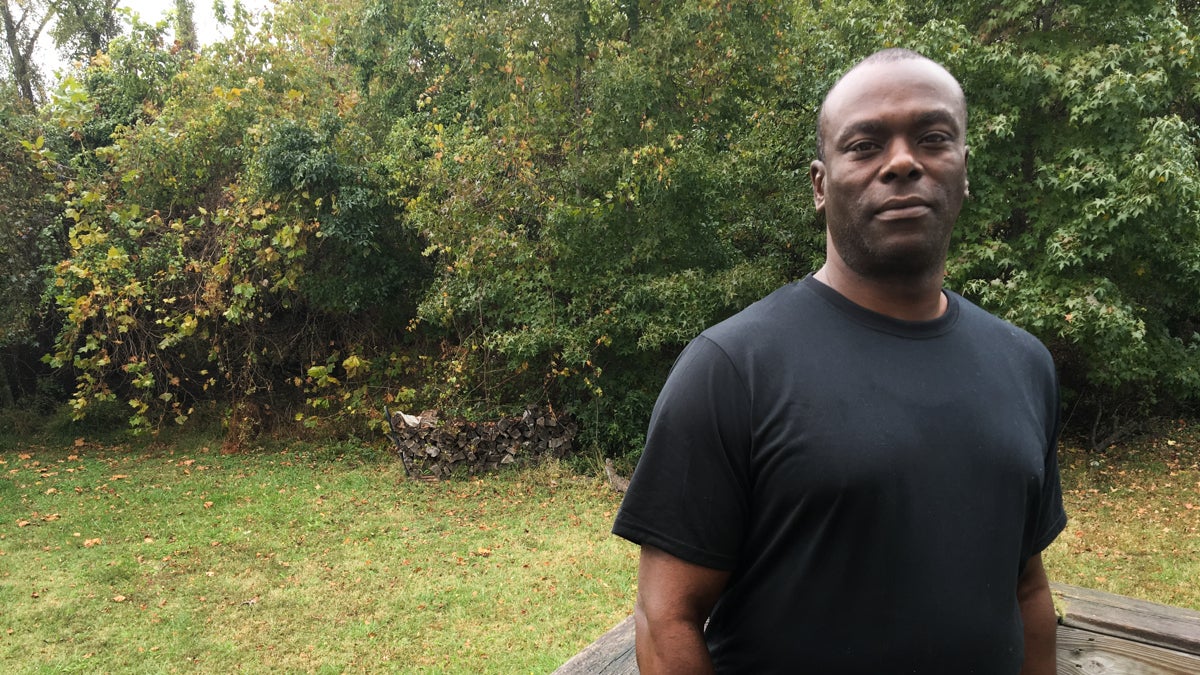 Kirk Odom spent more than two decades in prison for a crime that was later proven he didn't do. (Elana Gordon/WHYY)