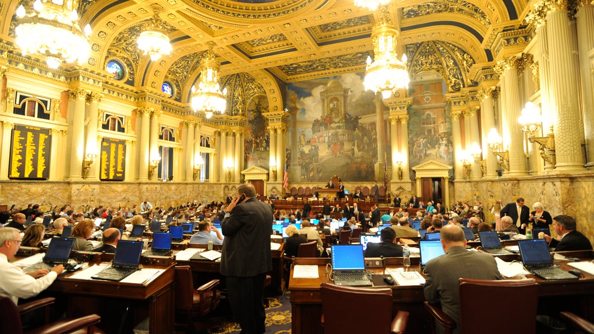  The floor of the Pennsylvania State House is shown in this 2011 file photo. (AP PHOTO/Bradley C. Bower) 