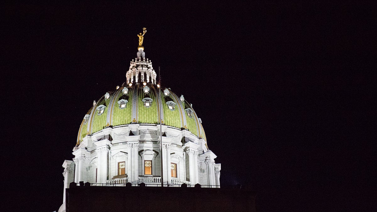  The Pennsylvania state capitol building in Harrisburg, Pa. (Lindsay Lazarski/WHYY file photo) 