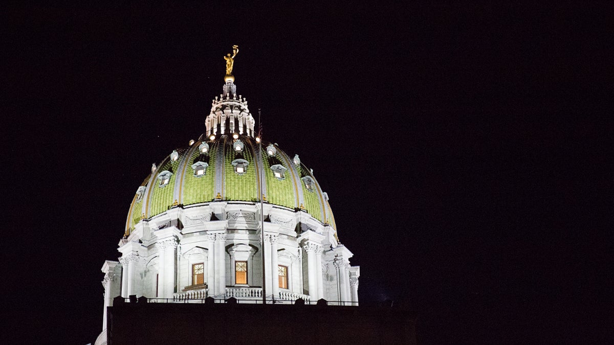 The Pennsylvania state capitol building in Harrisburg, Pa. (Lindsay Lazarski/WHYY) 