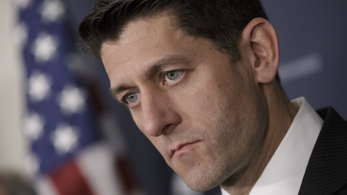 House Speaker Paul Ryan of Wis. is shown at a news conference in Washington in April. (AP Photo/J. Scott Applewhite