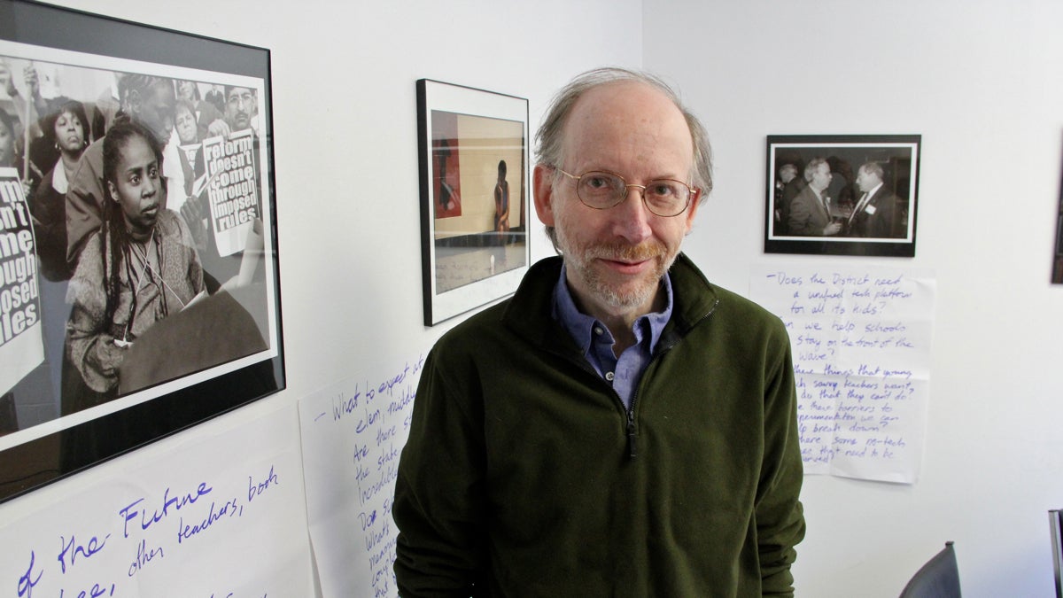  Paul Socolar, who founded the Philadelphia Public School Notebook in 1994, will step down in 2015. (Emma Lee/WHYY) 