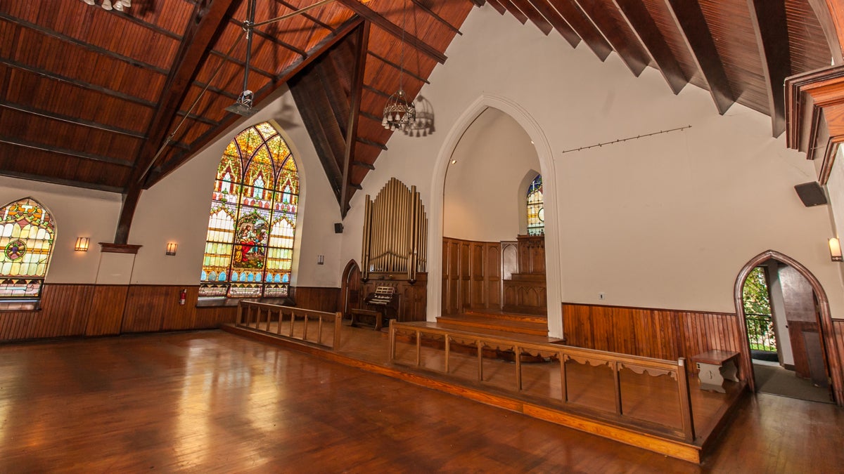  The Grace Evangelical Lutheran Church at Ridge and Roxborough avenues will be the new home of the Philadelphia Folk Song Society. (Photo via the Philadelphia Folk Song Society) 