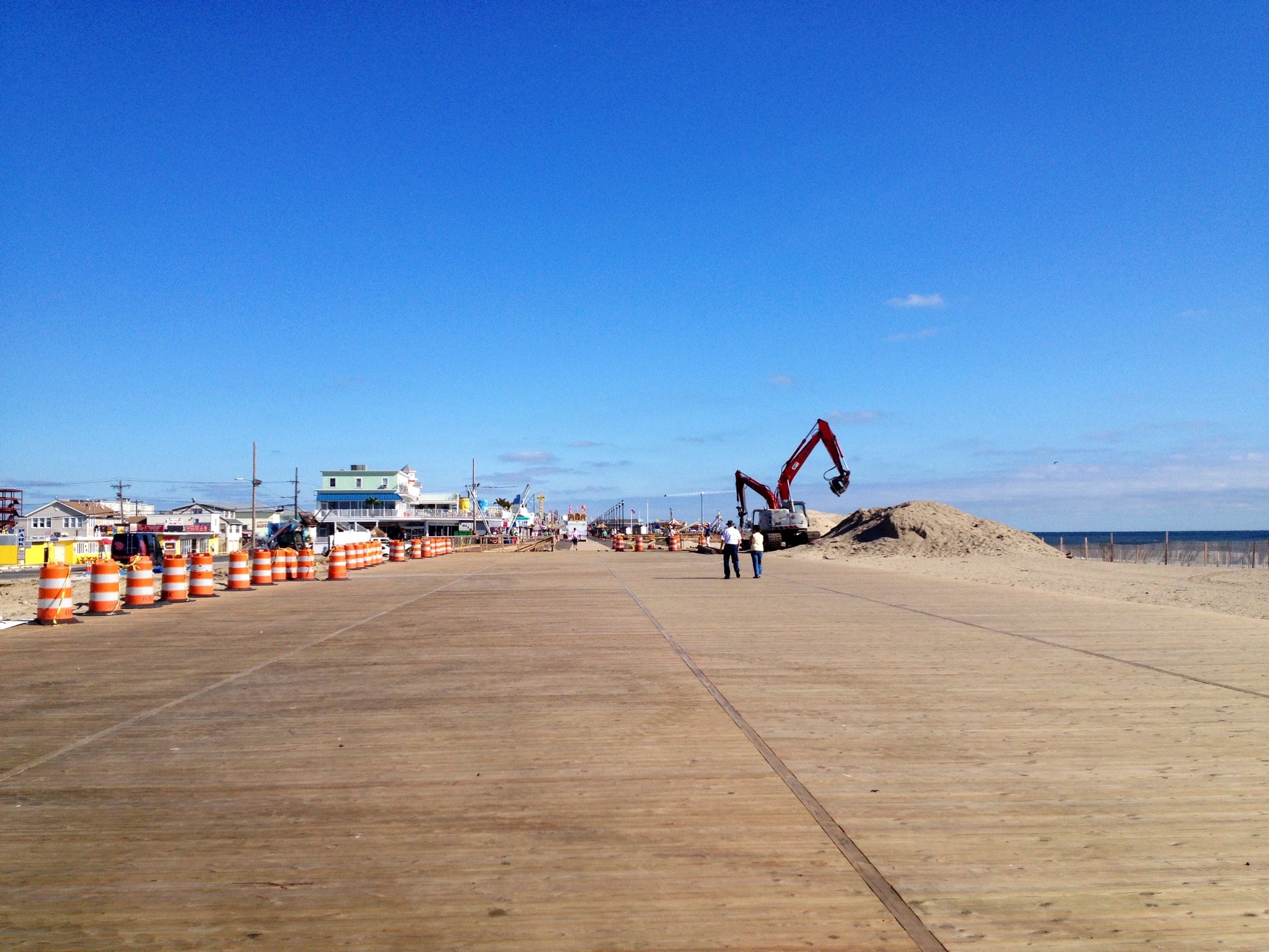  The Seaside Park boardwalk in September 2014. (Photo: Justin Auciello/for NewsWorks) 
