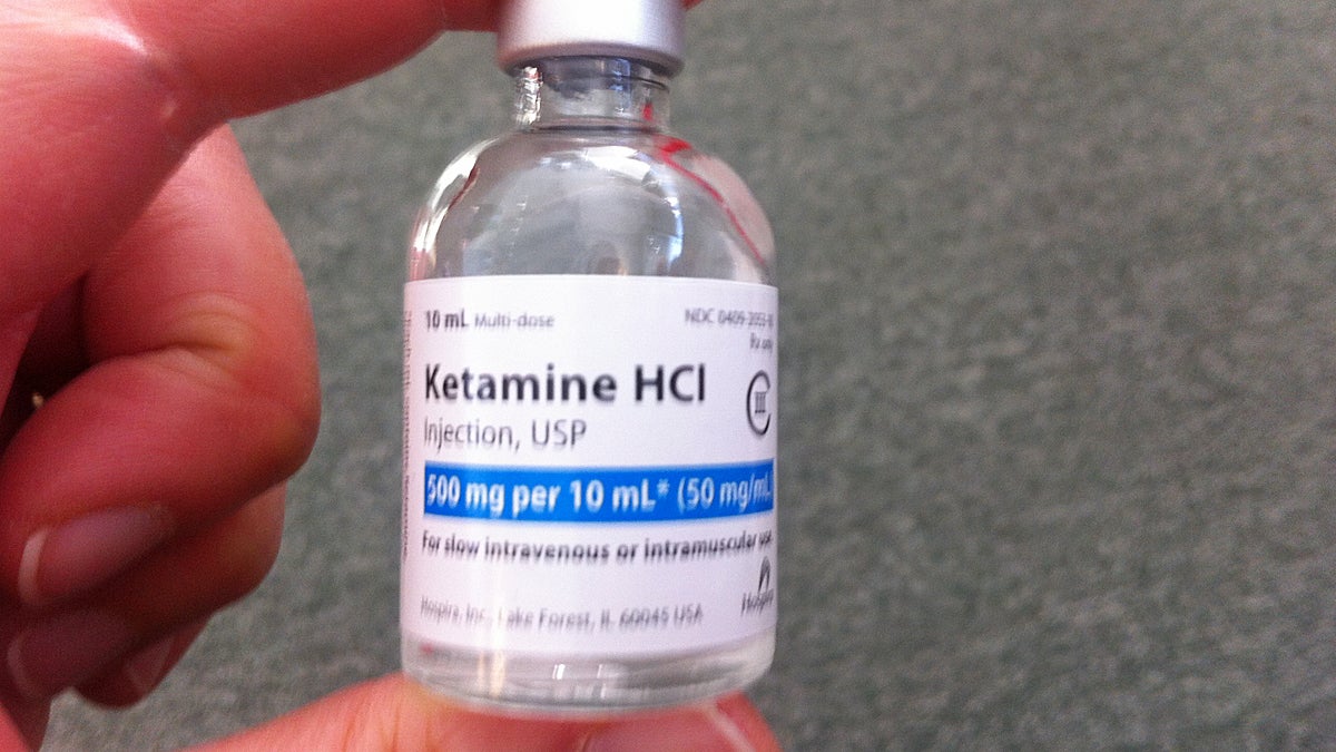  Some psychiatrists are exploring the off-label use of the common anesthesia drug 'Ketamine' that has shown results, but is also raising concerns. (Maiken Scott/WHYY) 