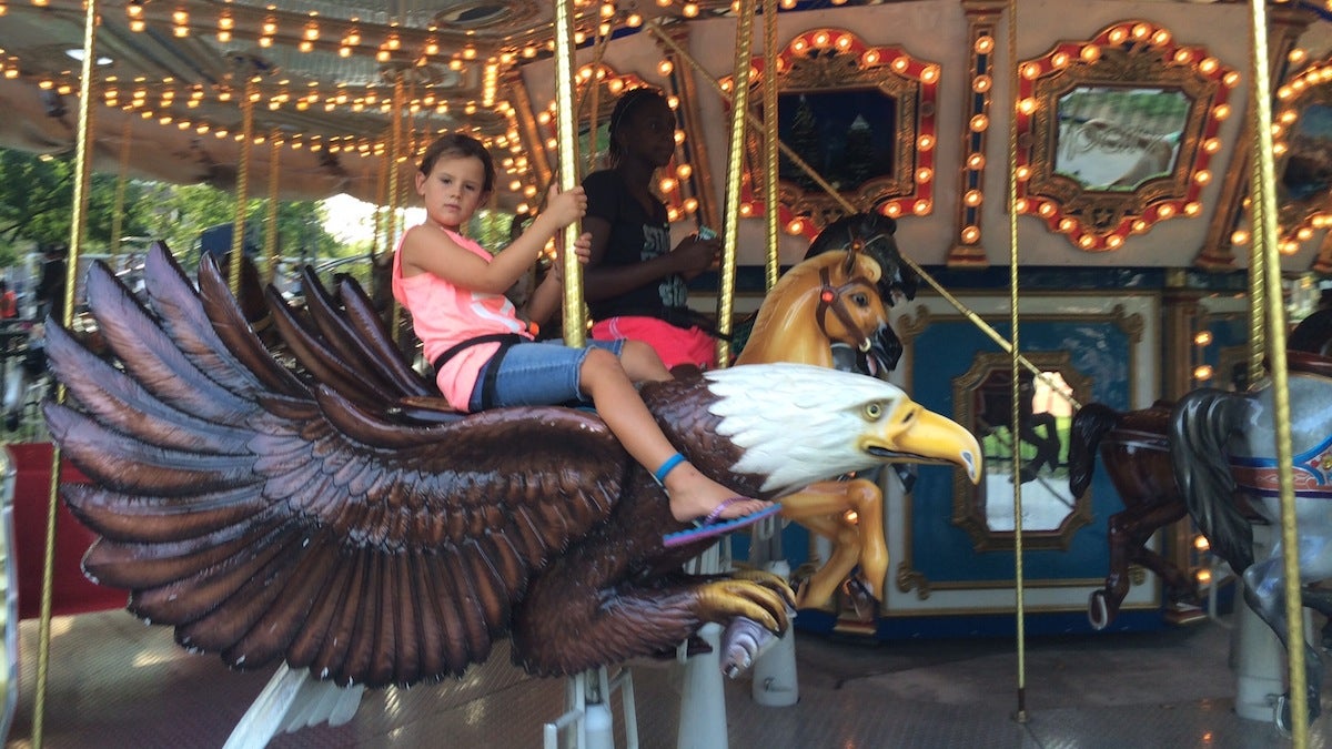  Head to Franklin Square Park for National Carousel Day on Friday. (Jen Bradley/for NewsWorks)  