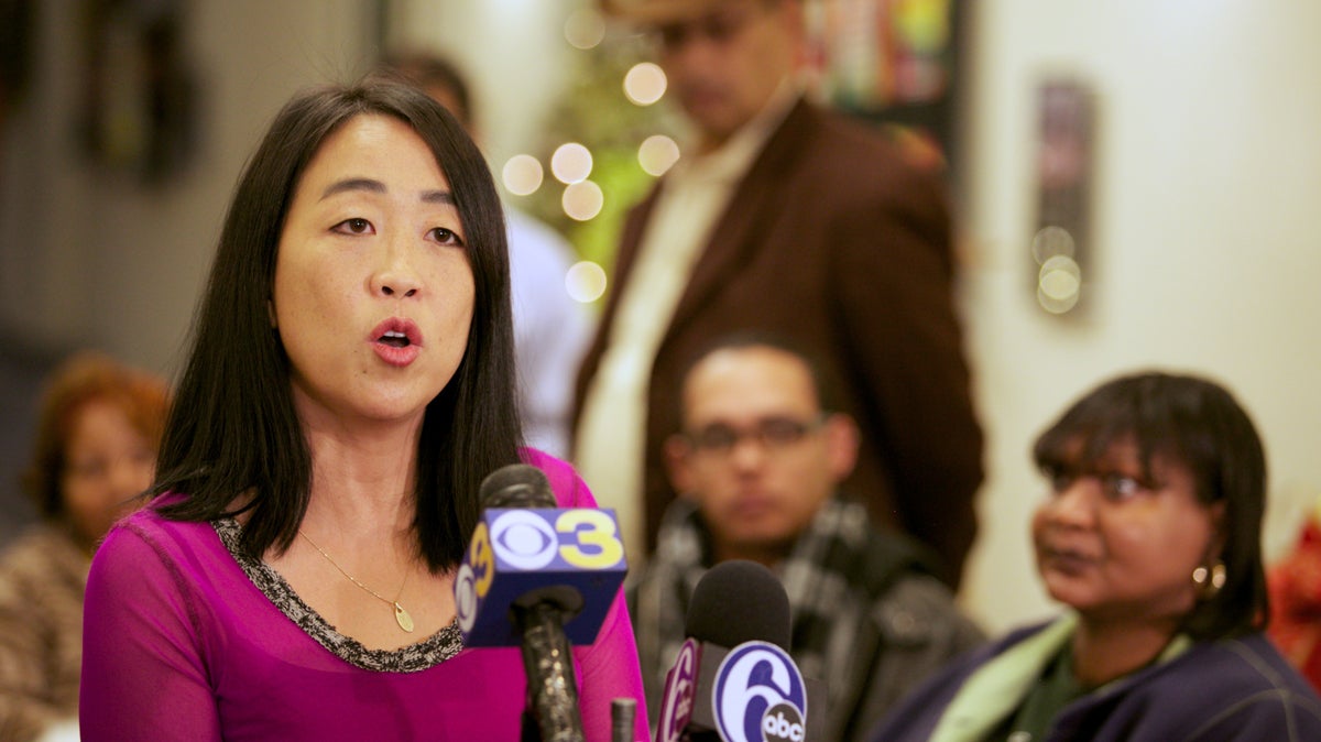  Helen Gym, co-founder of Parents United for Public Education would like to see the School District of Philadelphia benefit from revenue collected from taxi medallion sales (Nat Hamilton/for NewsWorks) 