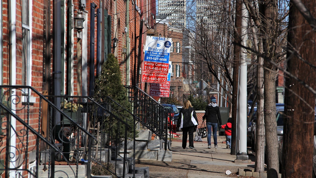  Second Street in Philadelphia's Queen Village neighborhood where homeowners are facing a median tax hike of more than $1,000 (Emma Lee/NewsWorks Photo, file) 