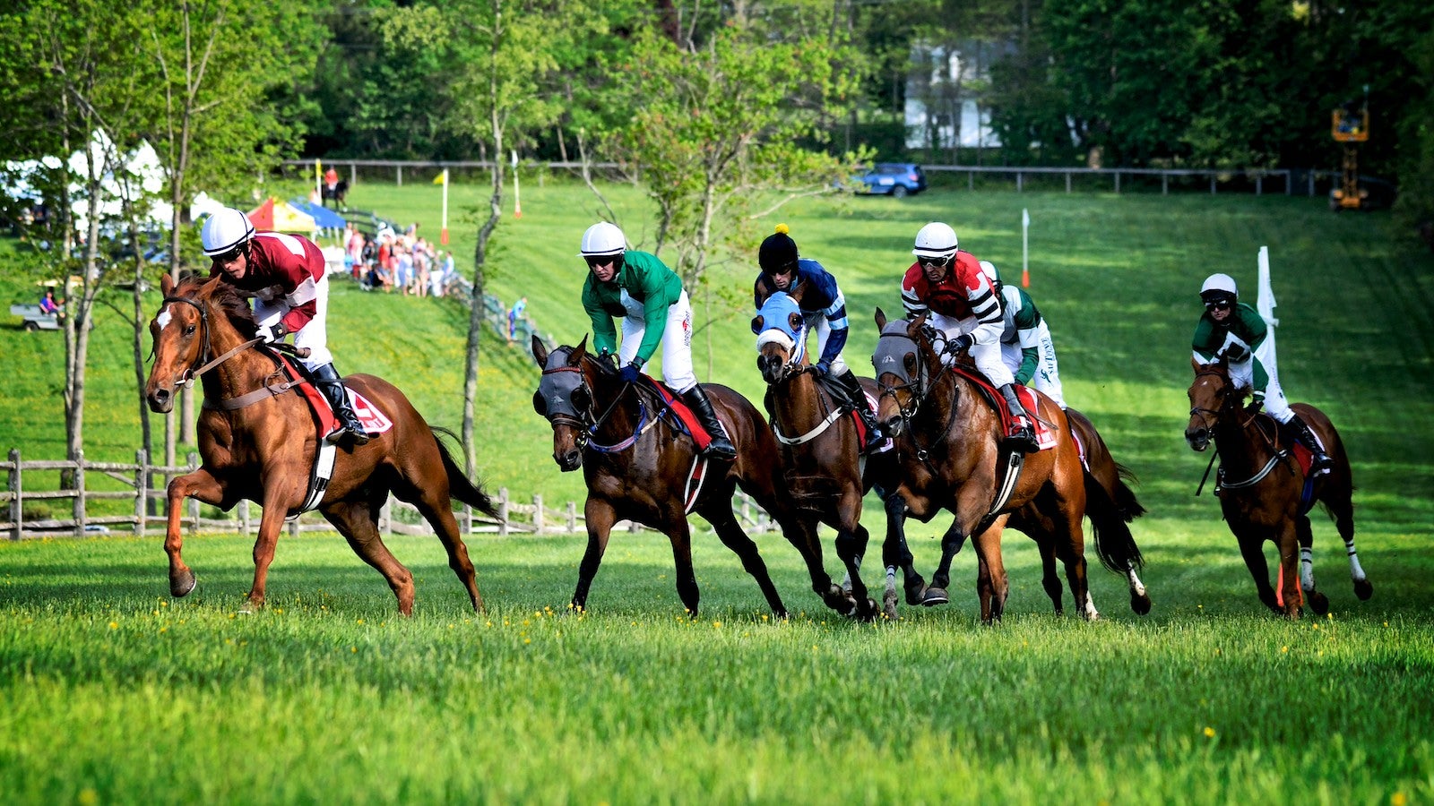  At the Radnor Hunt Races, horses and jockeys compete in six different events for a total of $200,000 in prizes. (Bas Slabbers/for NewsWorks) 