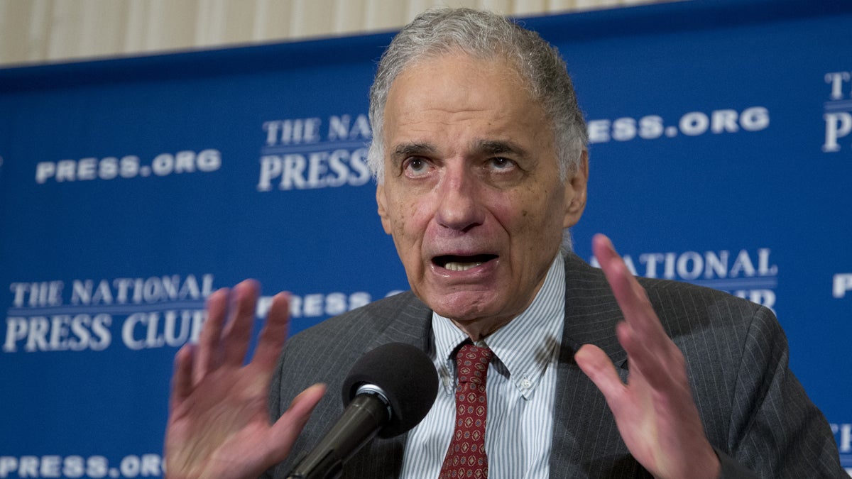  Consumer advocate Ralph Nader is shown speaking at the National Press Club in 2014. (AP Photo/Manuel Balce Ceneta, file) 