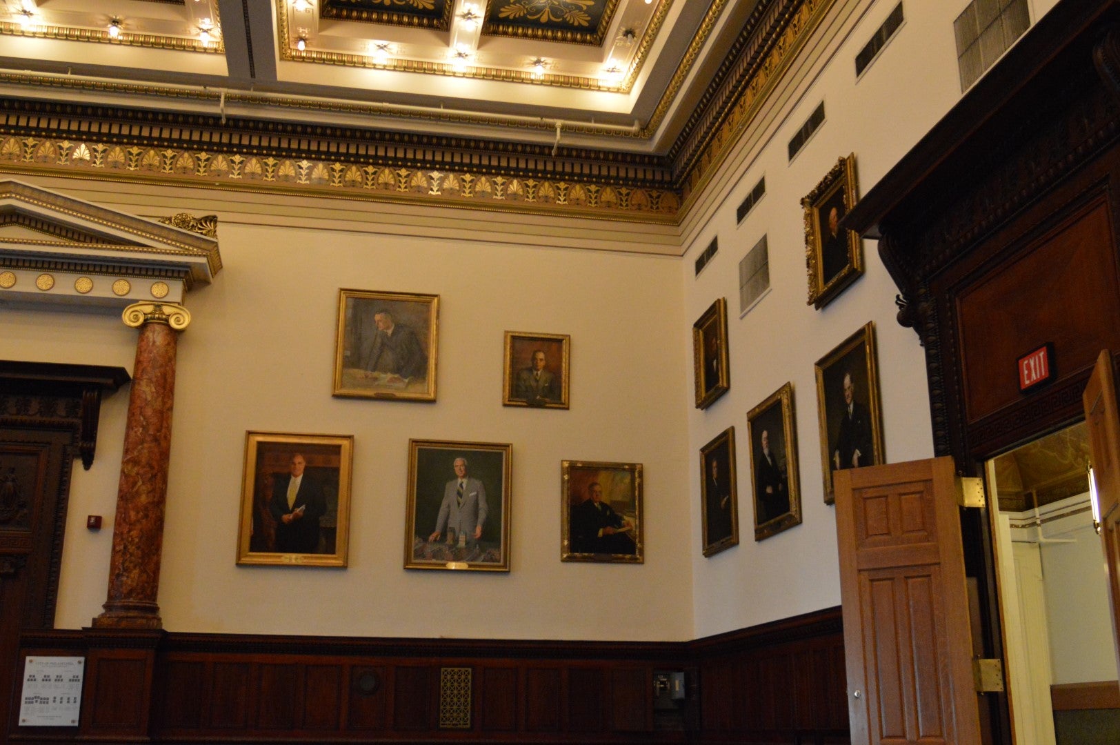 Former Mayor Ed Rendell is the most recent Philadelphia mayor to have his portrait hanging on the walls of City Hall.  John Street left office in 2008