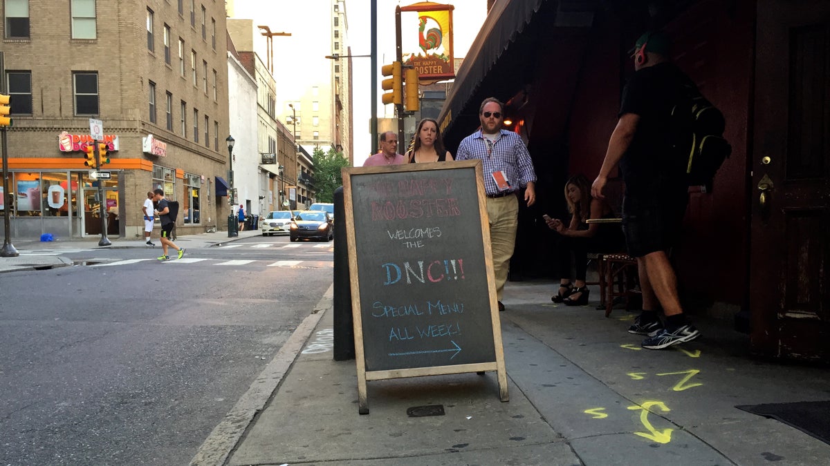 Center City restaurants are vying for DNC business. (Avi Wolfman-Arent/WHYY)