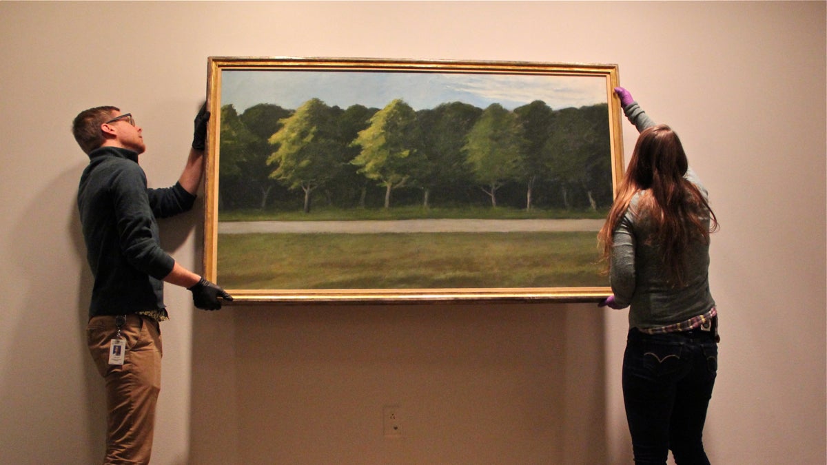 The Philadelphia Museum of Art hangs its first Edward Hopper painting
