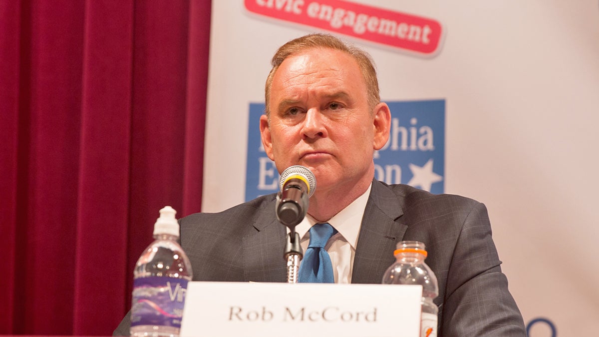  Pennsylvania State Treasurer Rob McCord announced his resignation effective February 12, 2015.  (Lindsay Lazarski/WHYY) 