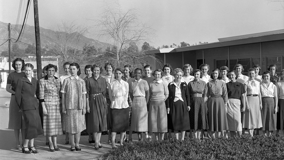 The computers of NASA's Jet Propulsion Laboratory in 1953. (Courtesy NASA/JPL-Caltec)