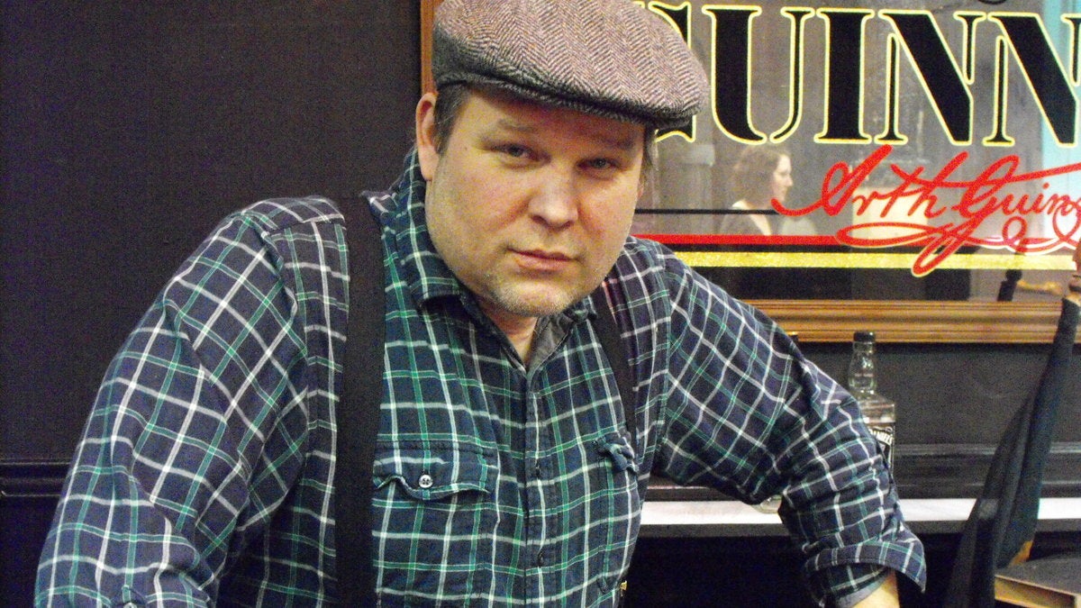  Jason Klemm as Rory, the pub owner, in Society Hill Playhouse's production of 'Lafferty's Wake.' (Photo courtesy of Michelle Pauls) 