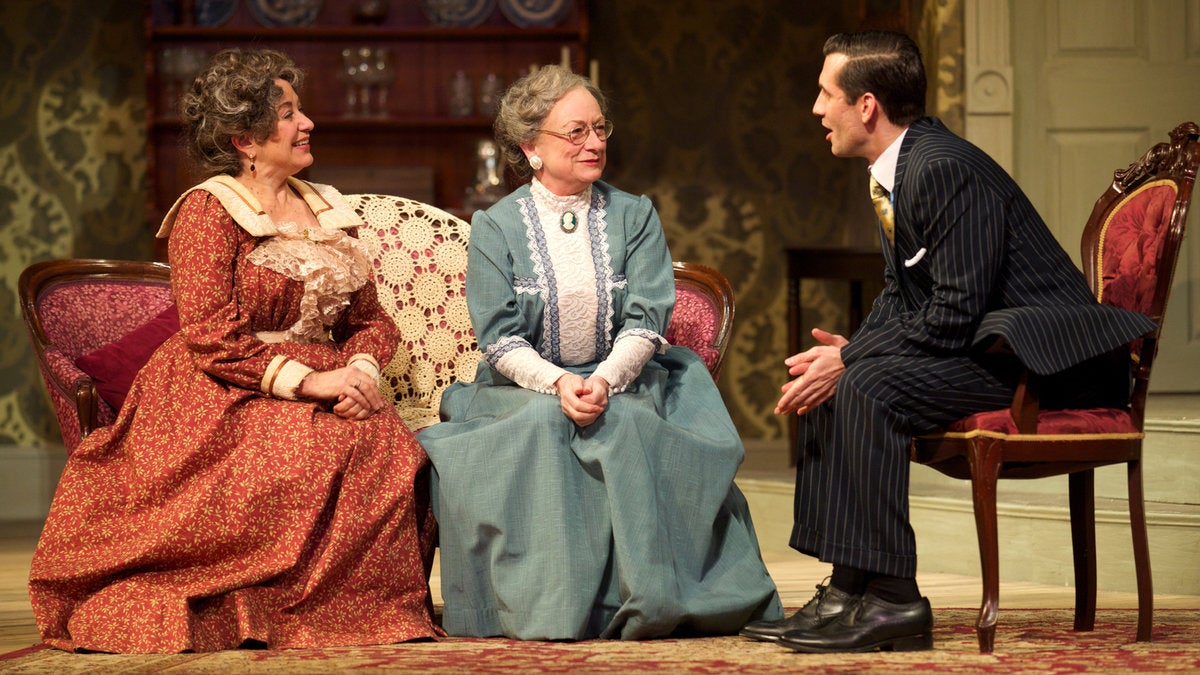  Mary Martello (left), Jane Ridley and Damon Bonetti in Walnut Street Theatre's production of 