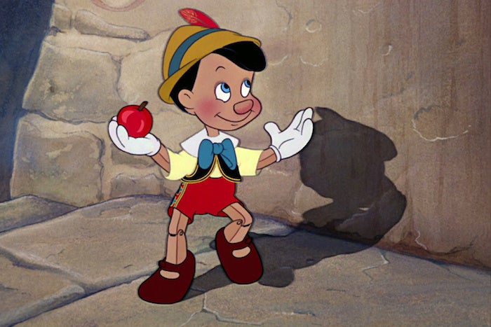 it's Pinocchio