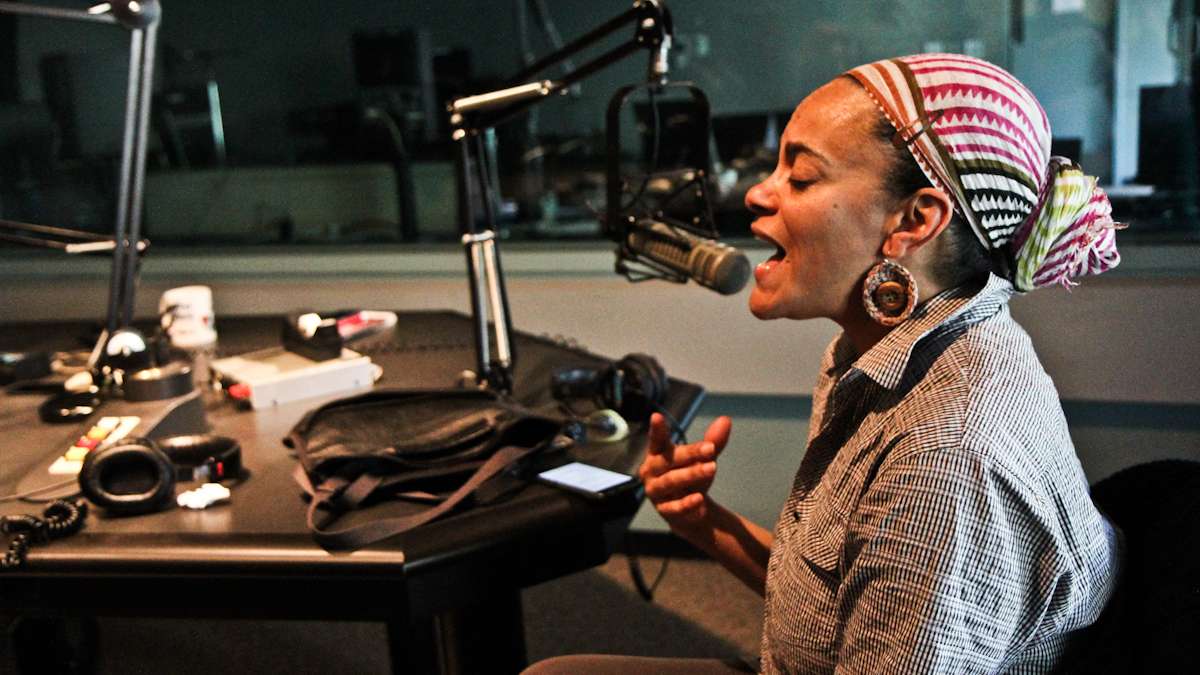 Head to a writers workshop with Philly's own Ursula Rucker on Sunday. (Kimberly Paynter/WHYY