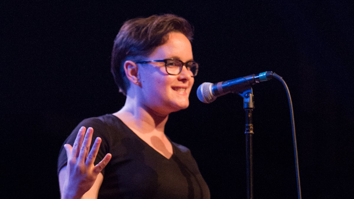 Sara Ray's tale of growing up in rural Maine was the audience favorite at the First Person Arts Grand Slam on Thursday
