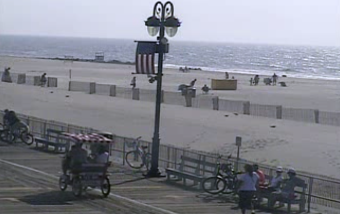  Ocean City at 9:40 a.m. today. (Image: TheSurfersView.com) 
