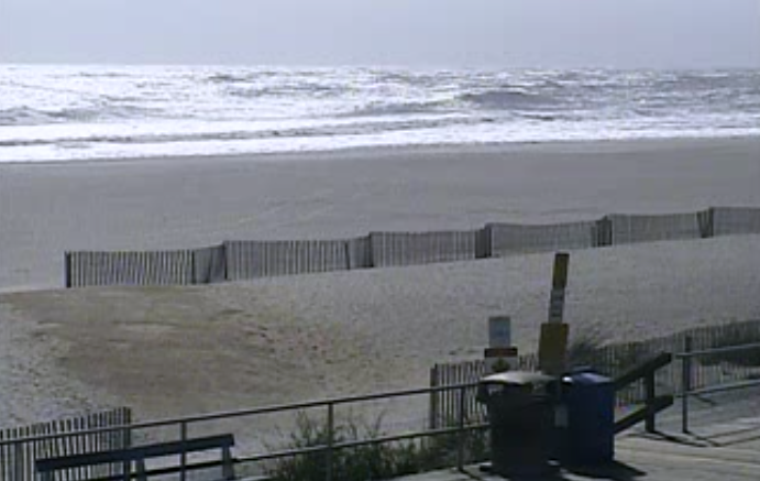  Around 1:20 p.m. Sunday in Ocean City, NJ. (Image: TheSurfersView.com) 