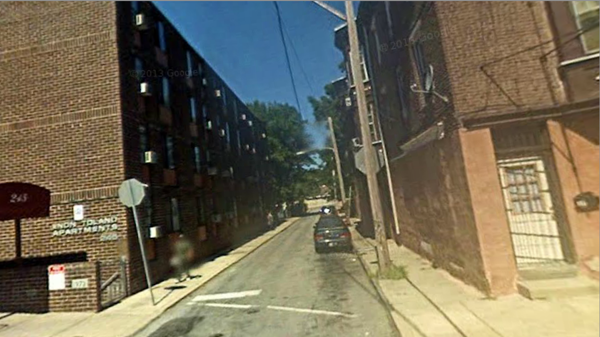  Robbery-spree suspect Jamal Perkins, 20, is from the 5300 block of Newhall St. in Germantown. One robbery victim, a cab driver, was allegedly summoned there. (Image from Google Maps) 