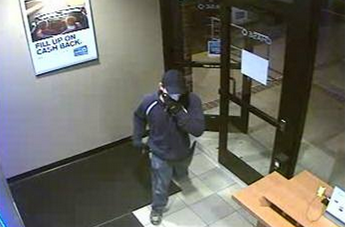  The man pictured above is wanted for an armed robbery at a Chase Bank branch in Toms River Tuesday afternoon, police said.  