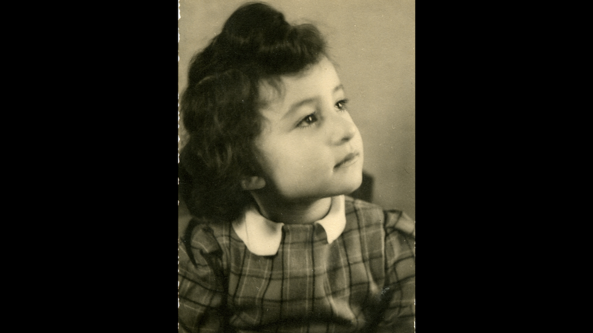  A photo of Ruth Kapp Hartz as a child. (Image courtesy of Ruth Kapp Hartz) 