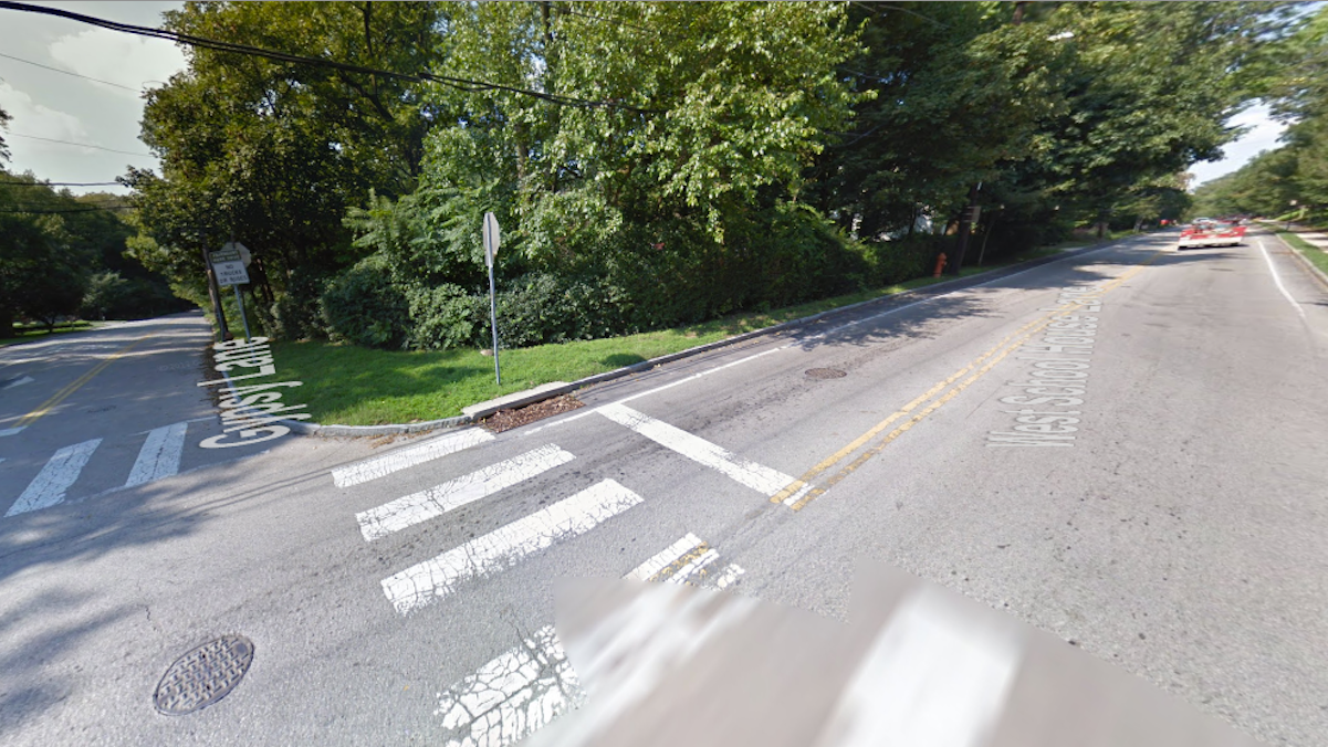  The chase ended with two deaths after a crash near Gypsy and School House lanes in East Falls. (Image from Google Maps) 