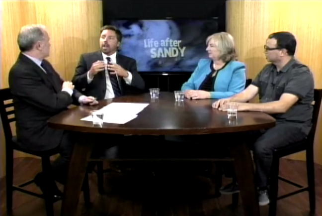 A screencap from the first hour-long program in Princeton Community Television's 