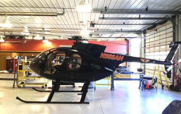  The helicopter that is being used for routine aerial inspection of JCP&L transmission lines. (Image: Haverfield) 