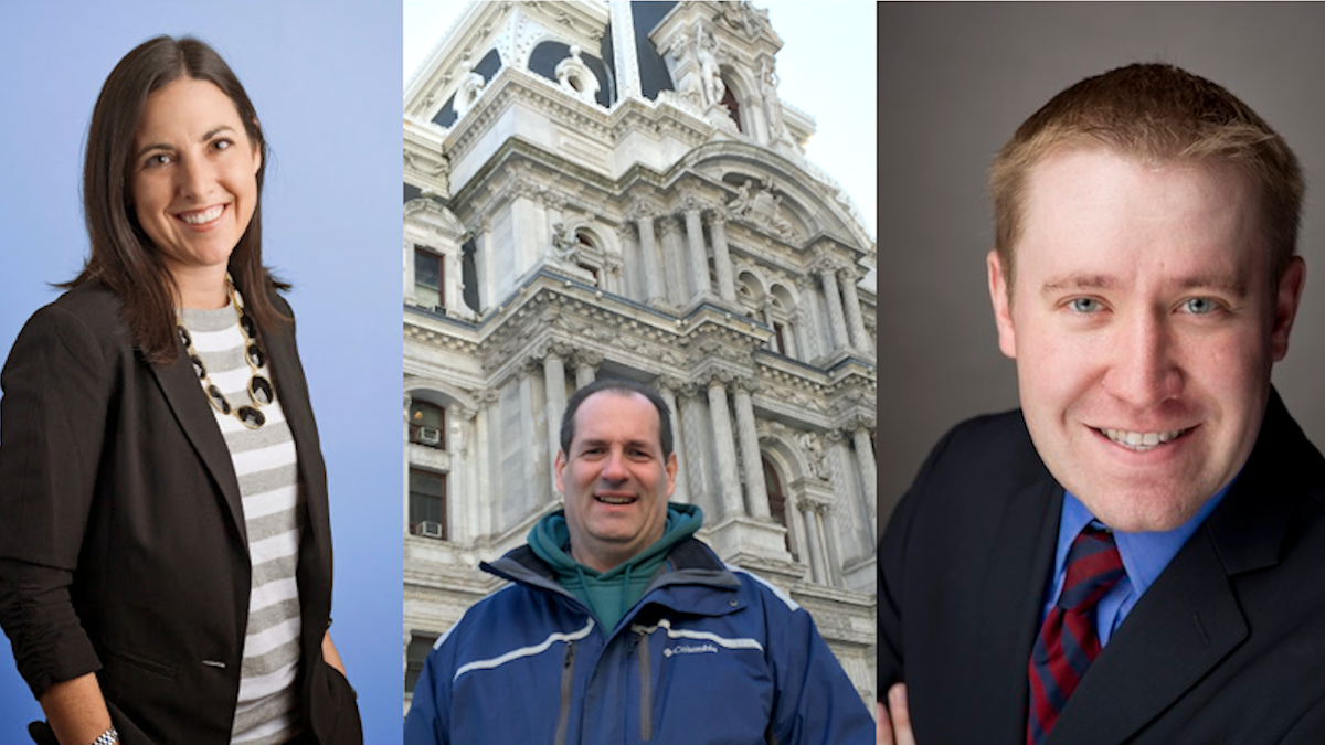  Melissa Murray Bailey, Elmer Money and Sean Clark are scheduled to meet with GOP ward leaders tonight. (NewsWorks, file art) 