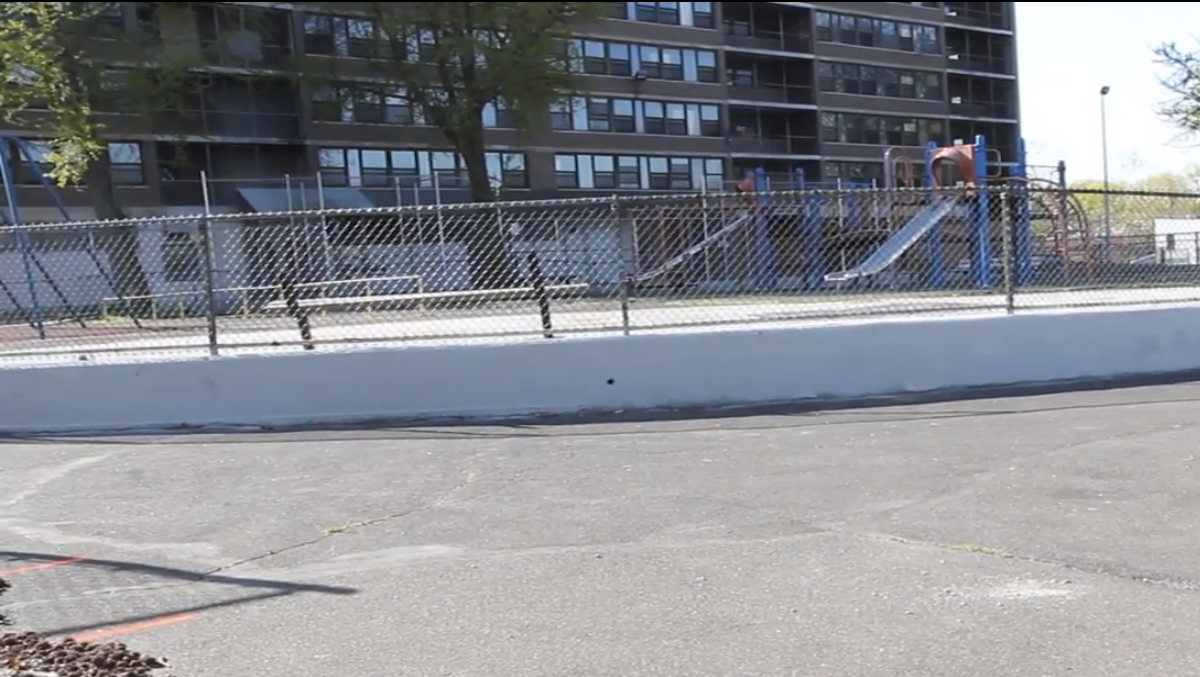  An image of the Wissahickon Playground in 2012. (NewsWorks file) 